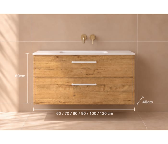 Mueble de baño Avila dos Carmen Croquis 21