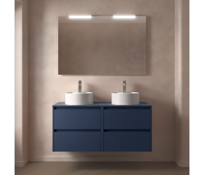 Conjunto mueble de baño con encimera de madera Salgar Noja Principal 7