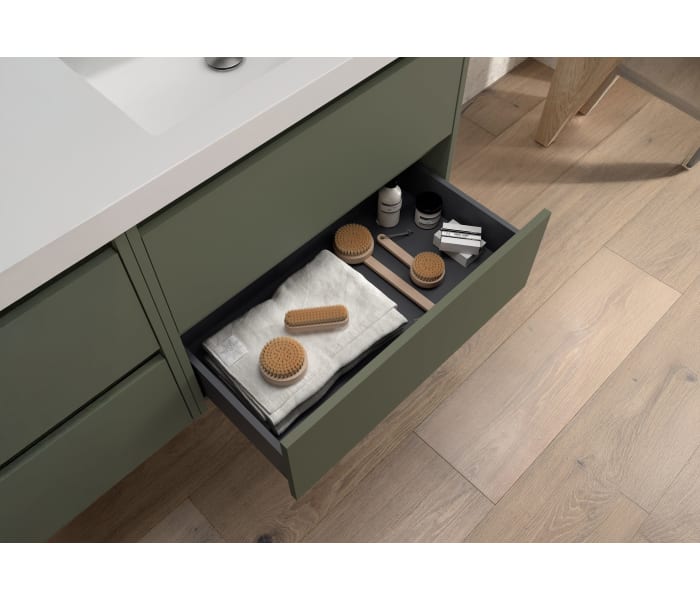 Mueble de baño con encimera de madera Salgar Noja Detalle 10