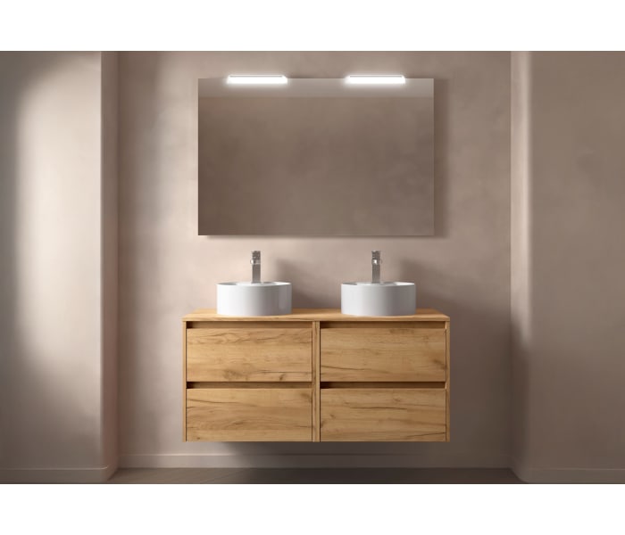 Mueble de baño con encimera de madera Salgar Noja Principal 2