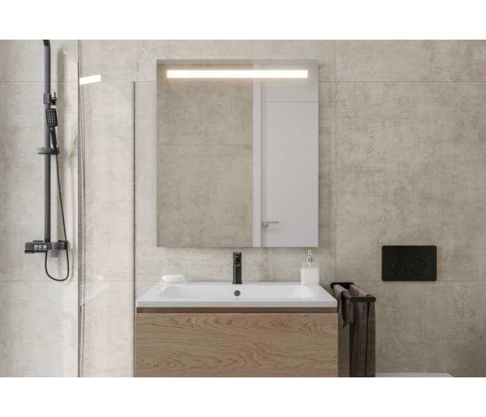 Espejo de baño con luz LED Bruntec Tarim Principal 1