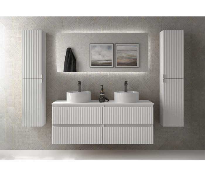 Conjunto mueble de baño Salgar Kira con lavabo sobre encimera Principal 0