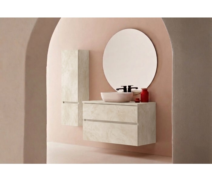 Conjunto mueble de baño con lavabo sobre encimera Sanchis Deco Lux Principal 5