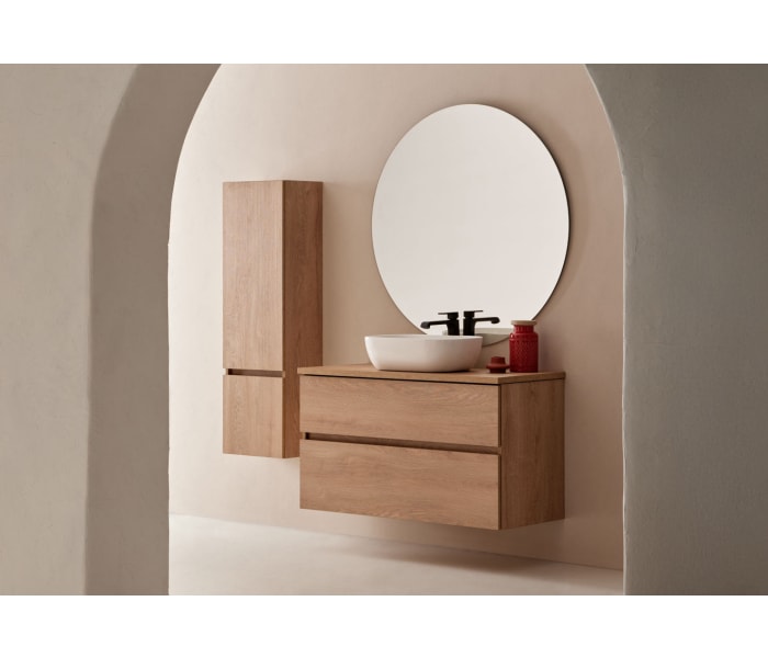 Conjunto mueble de baño con lavabo sobre encimera Sanchis Deco Lux Principal 1