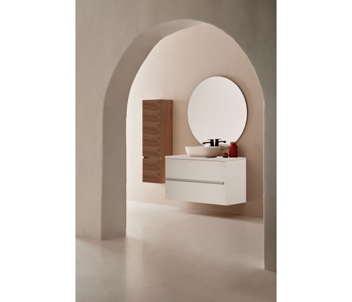 Conjunto mueble de baño con lavabo sobre encimera Sanchís Deco Lux Principal 2