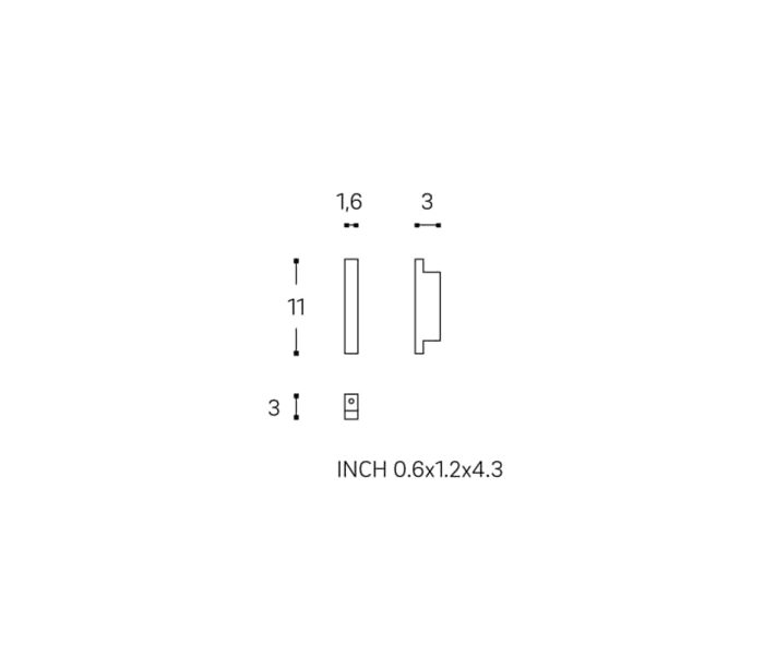 Percha de baño Cosmic The Grid Croquis 4
