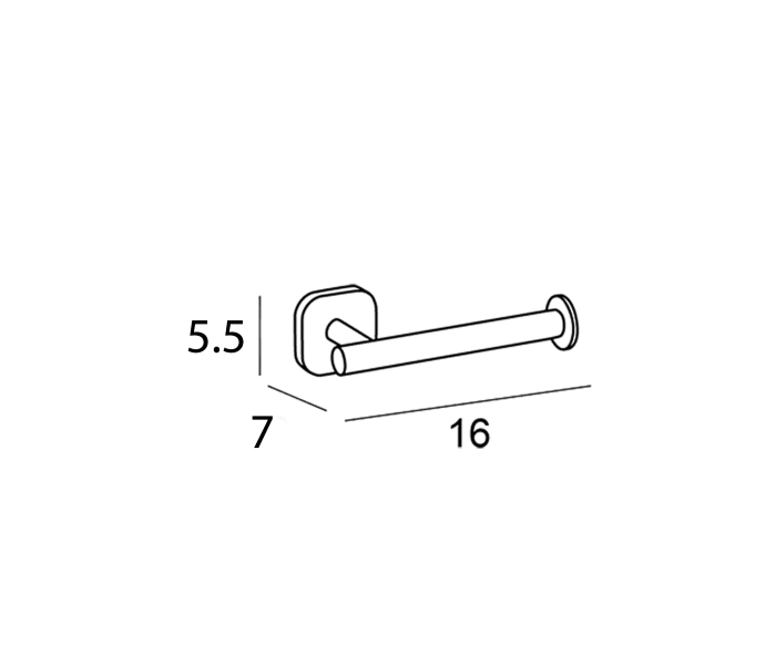 Portarrollos de baño Manillons Torrent Bassic Croquis 2