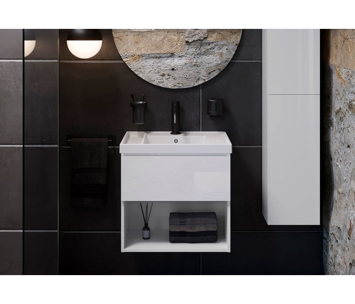 Conjunto mueble de baño Cosmic BBEST Ambiente 6