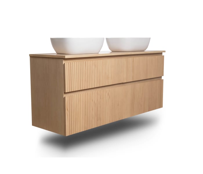 Mueble de baño con encimera de madera Bruntec Alpes 9 Detalle 2