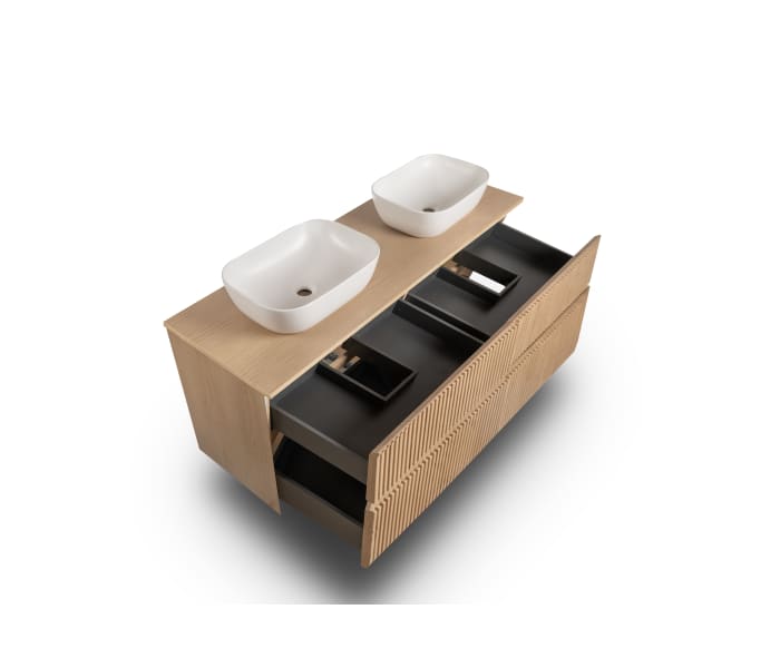 Mueble de baño con encimera de madera Bruntec Alpes 9 Detalle 4