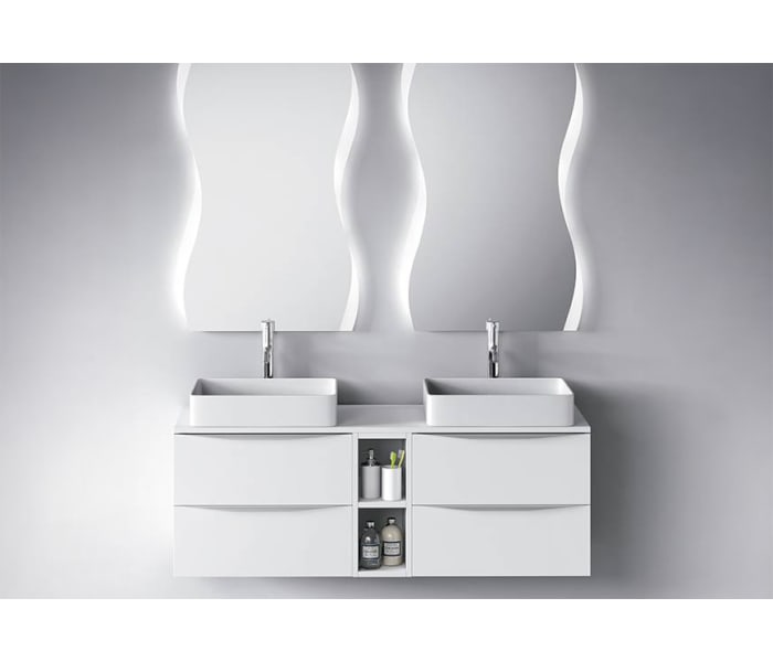 Mueble de baño con encimera de madera Coycama Landes Principal 0