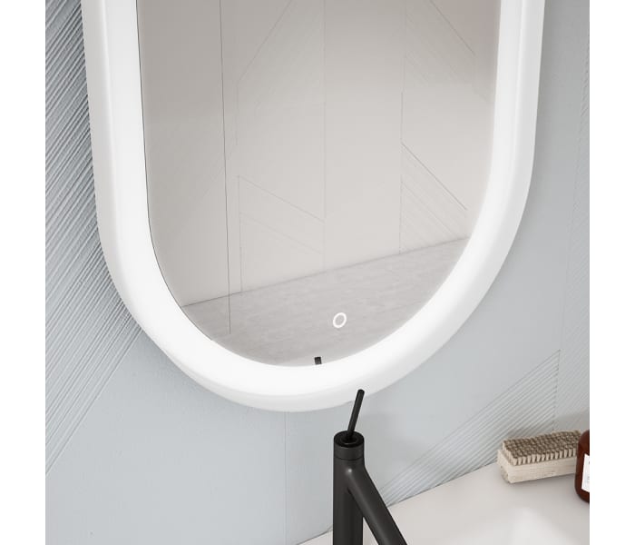 Espejo de baño con luz LED Visobath Loira Detalle 3