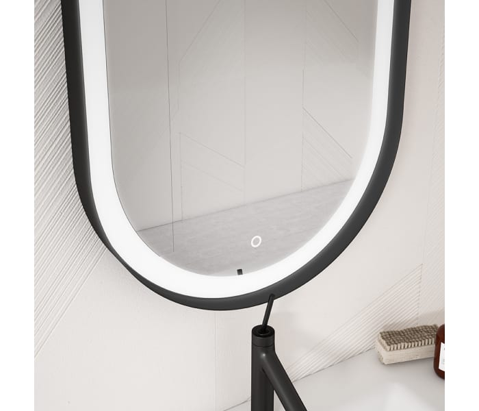 Espejo de baño con luz LED Visobath Loira Detalle 2