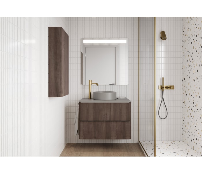 Mueble de baño con encimera arena de resina Royo Dai Top Ambiente 8