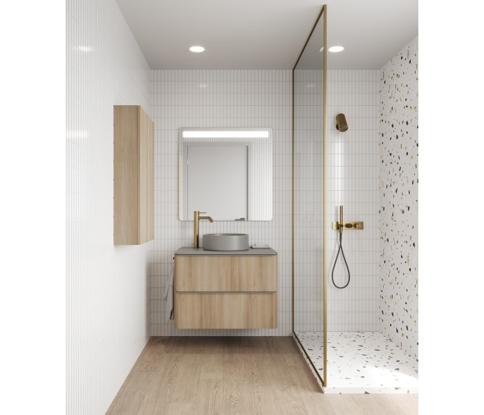 Mueble de baño con encimera arena de resina Royo Dai Top Principal 5