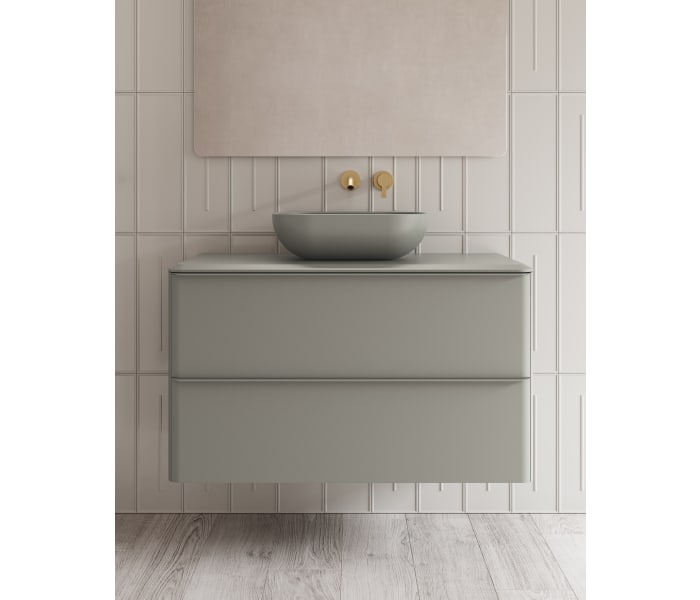 Mueble de baño con encimera arena de resina Royo Dai Top Detalle 7