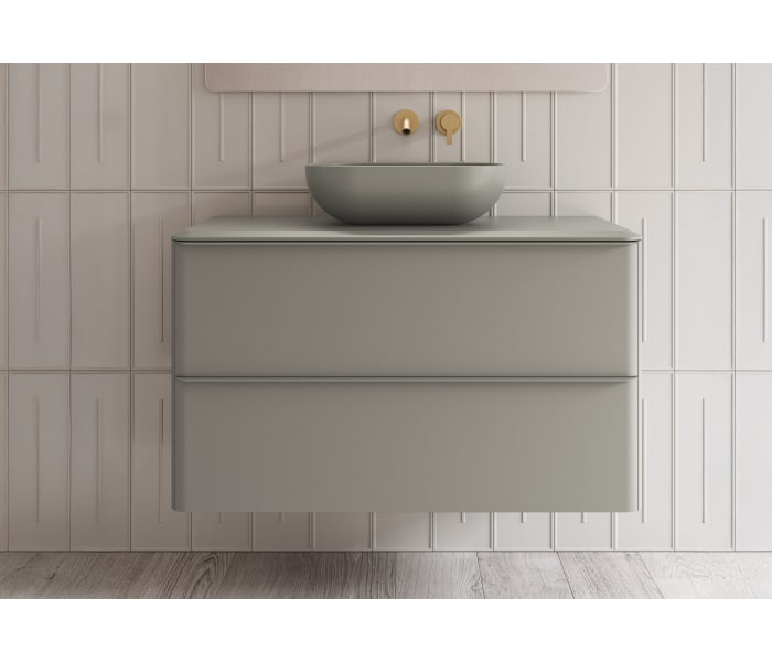 Mueble de baño con encimera arena de resina Royo Dai Top Detalle 4