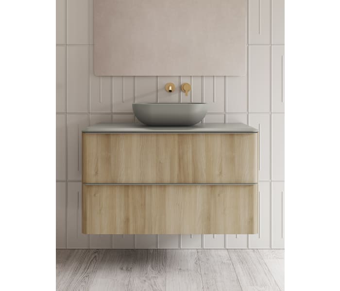 Mueble de baño con encimera arena de resina Royo Dai Top Detalle 9