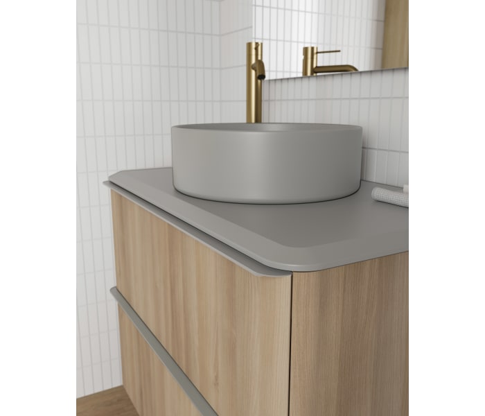 Mueble de baño con encimera arena de resina Royo Dai Top Detalle 8