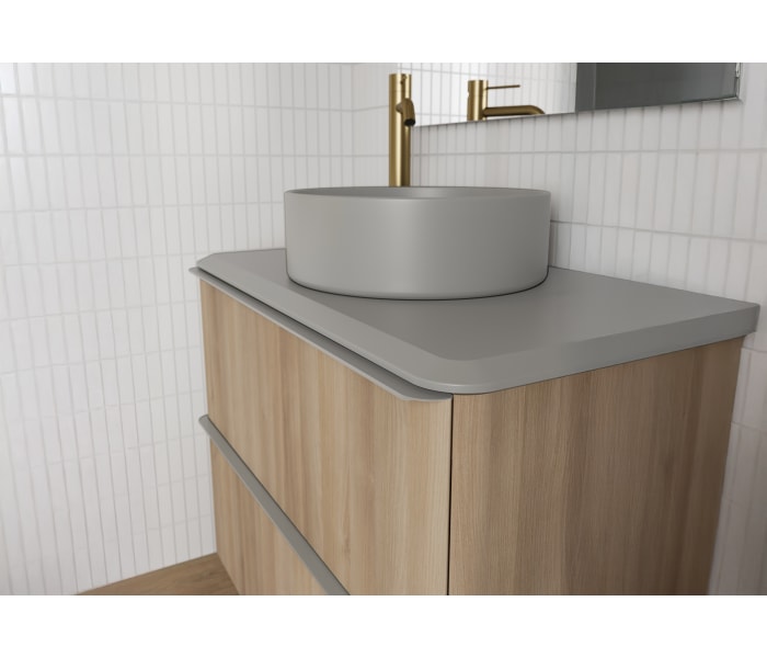 Mueble de baño con encimera arena de resina Royo Dai Top Detalle 5