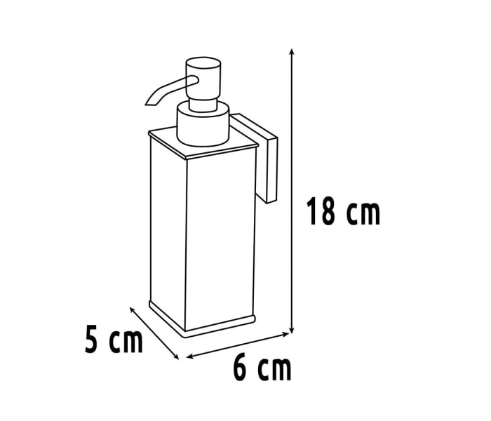 Dosificador de jabón Link Mediterránea del baño Croquis 1