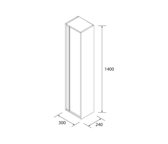 Columna de baño Salgar Attila Croquis 10