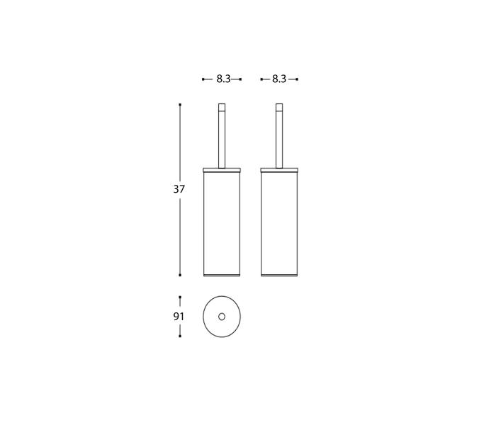 Escobillero de baño Cosmic Start Croquis 5