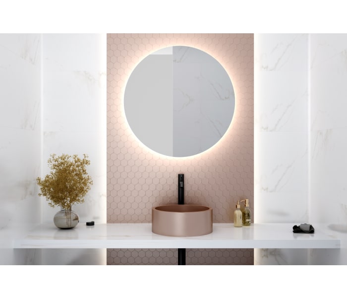 Espejo de baño con luz LED Bruntec Sun Principal 1