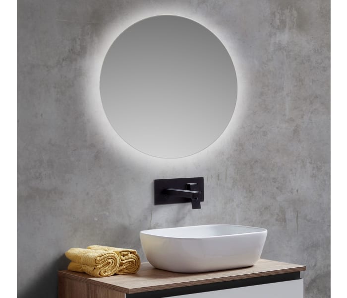 Espejo de baño con luz LED Bruntec Sun Principal 2