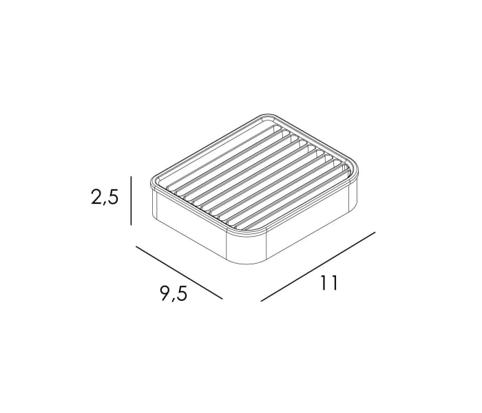 Jabonera de baño a pared Manillons Torrent Eco 6500 Croquis 7