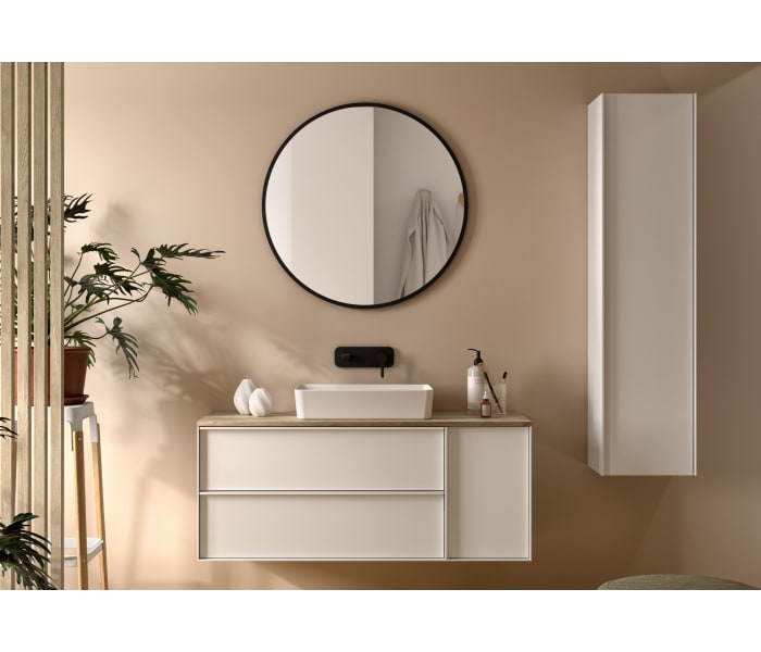 Mueble de baño Coycama Oslo con encimera de madera Principal 0