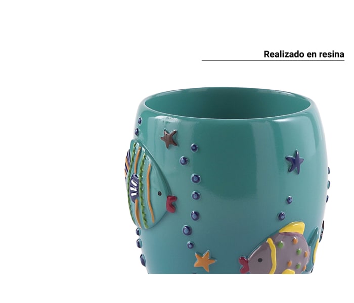 Conjunto de accesorios infantil de baño Gedy Dori Detalle 2