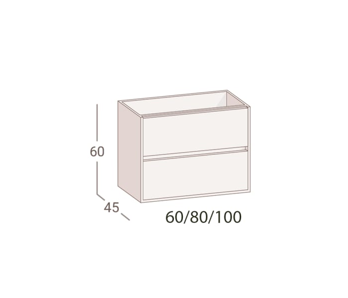 Mueble de baño Torvisco Forty Croquis 12