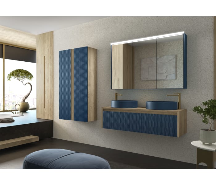 Mueble de baño Coycama lambda con encimera de madera Principal 1