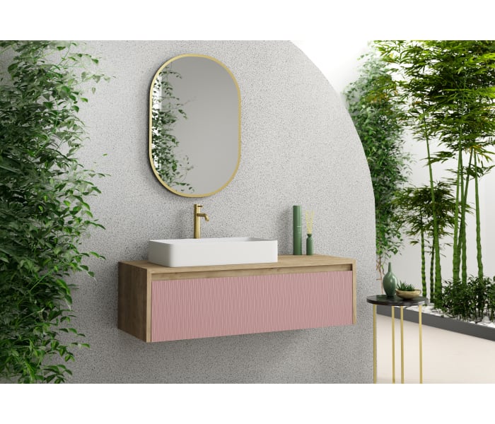 Mueble de baño Coycama lambda con encimera de madera Principal 2
