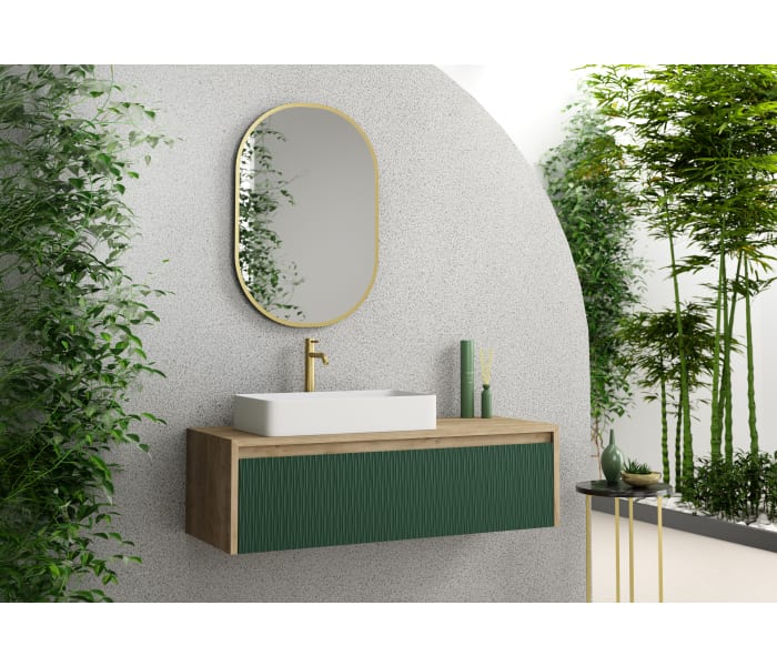 Mueble de baño Coycama lambda con encimera de madera Principal 3