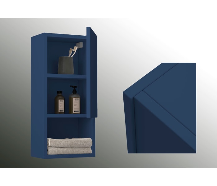 Columna de baño Bruntec Lia con 1 puerta y repisa Ambiente 11