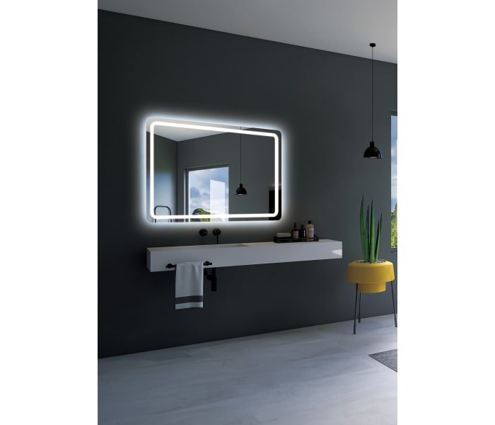 Espejo de baño con luz LED Ledimex Grecia Ambiente 9