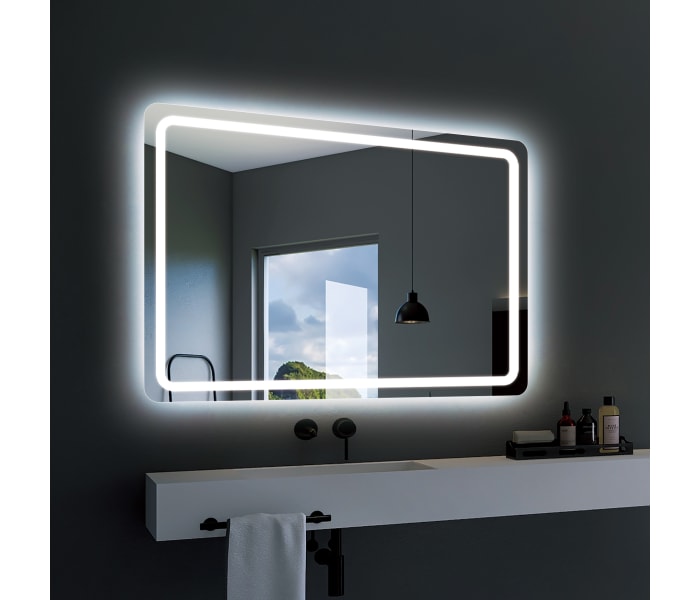 Espejo de baño con luz LED Ledimex Grecia Principal 1