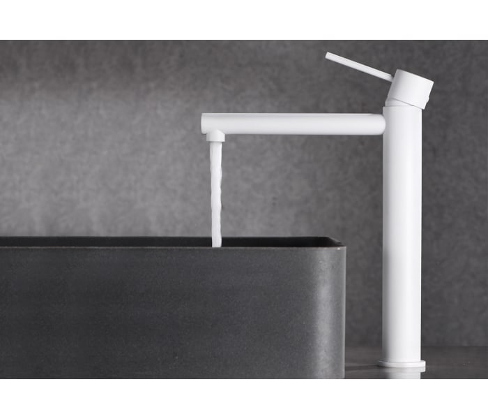 Pack Grifo de lavabo caño alto Imex Milos + Válvula click-clack Ambiente 6