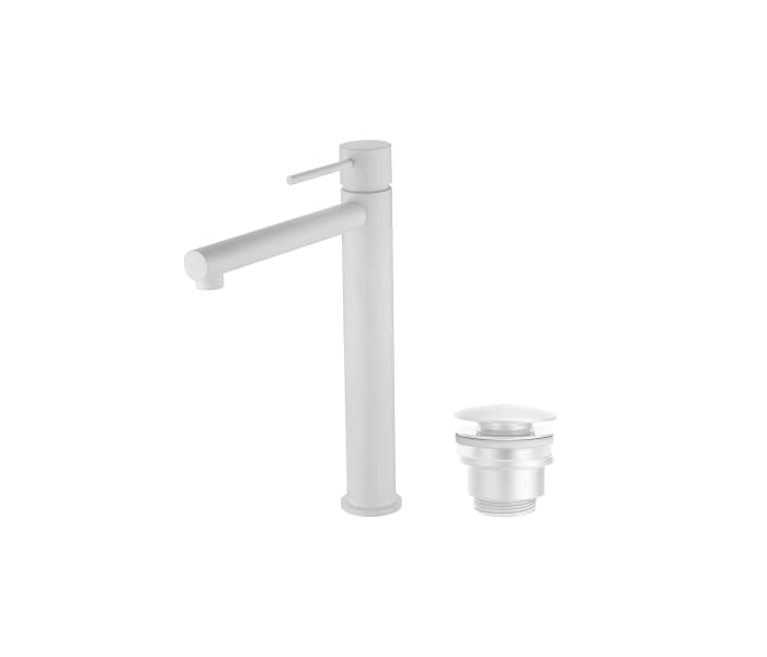 Pack Grifo de lavabo caño alto Imex Milos + Válvula click-clack Principal 1
