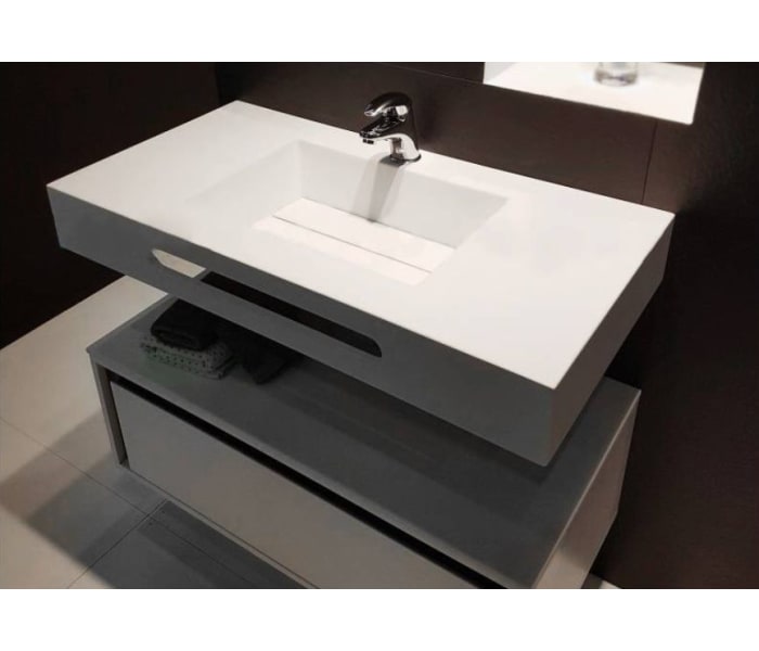 Lavabo suspendido Bruntec Miami Ambiente 4