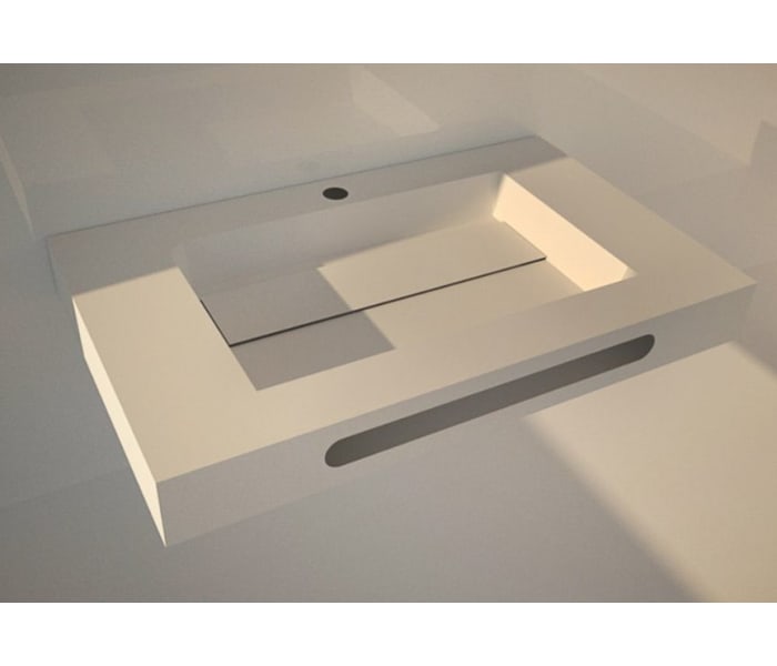 Lavabo suspendido Bruntec Miami Detalle 2