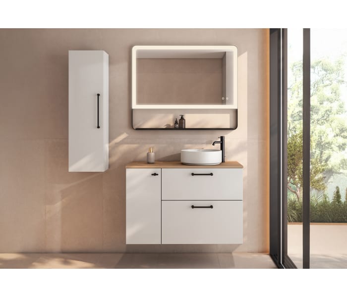 Mueble de baño con encimera de madera VisoBath Verso Principal 0