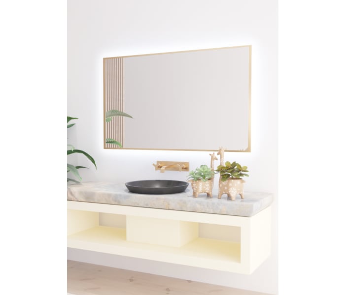 Espejo de baño con luz LED Ledimex Italia