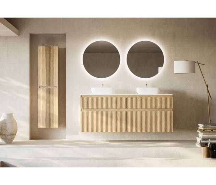 Mueble de baño madera maciza ranurada Bruntec Alpes 9 Principal 1