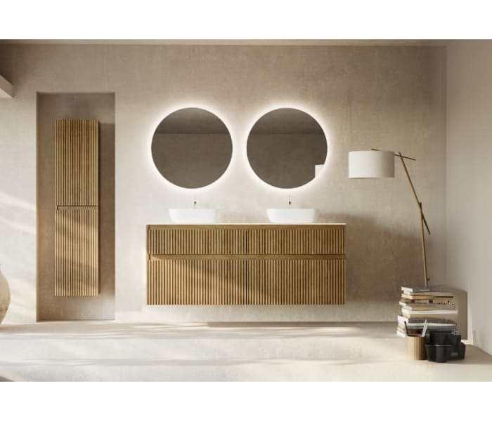 Mueble de baño madera maciza ranurada Bruntec Alpes 9 Principal 0