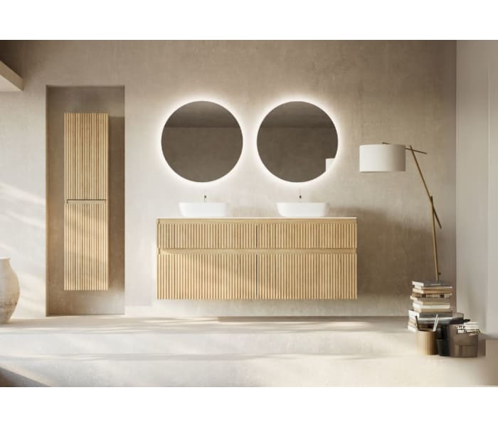 Mueble de baño madera maciza ranurada Bruntec Alpes 9 Principal 1