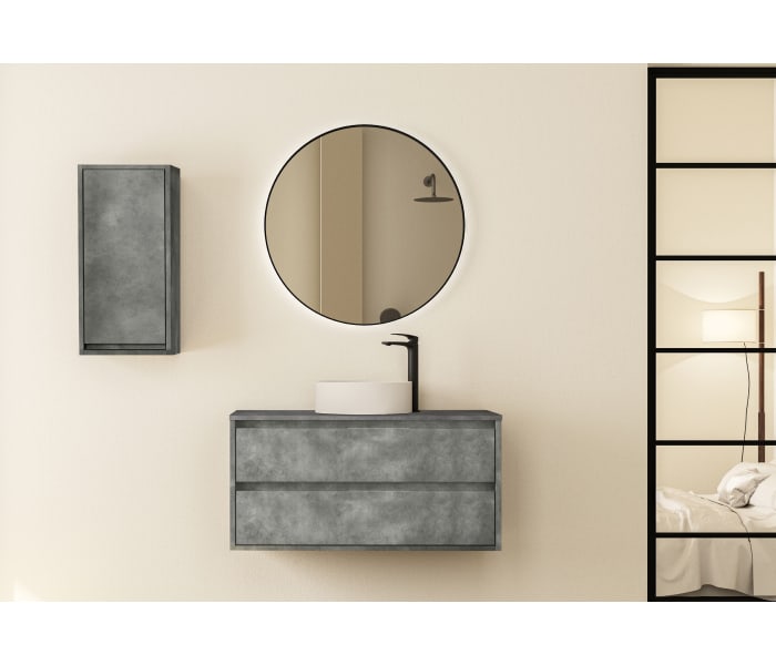 Mueble de baño con encimera de madera Bruntec Boston nórdico Principal 3