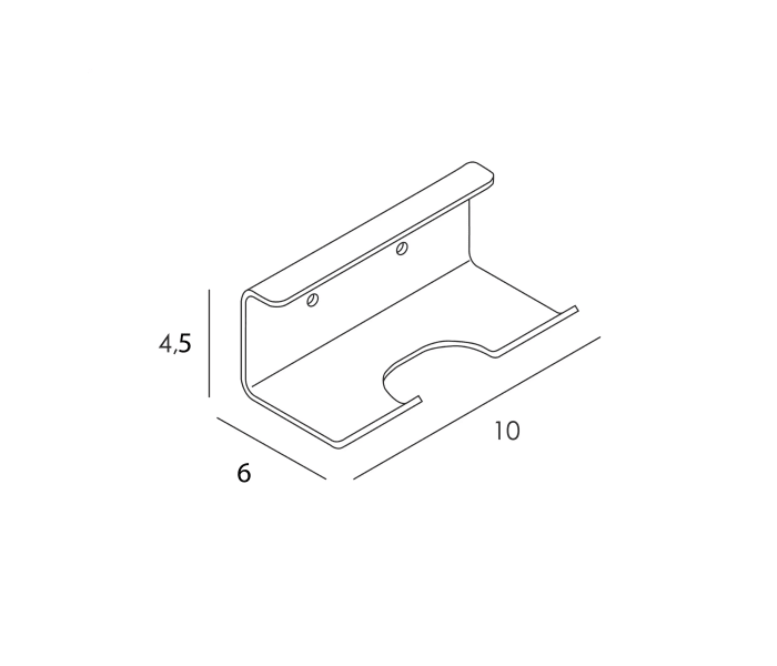 Percha de baño Manillos Torrents Slim Croquis 6
